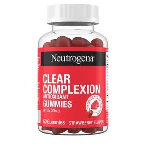 Neutrogena Clear Complexion Antioxidant Gummies, Strawberry, 60 CT